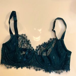 Dita Von Teese green Vedette bra size 32 DD never worn
